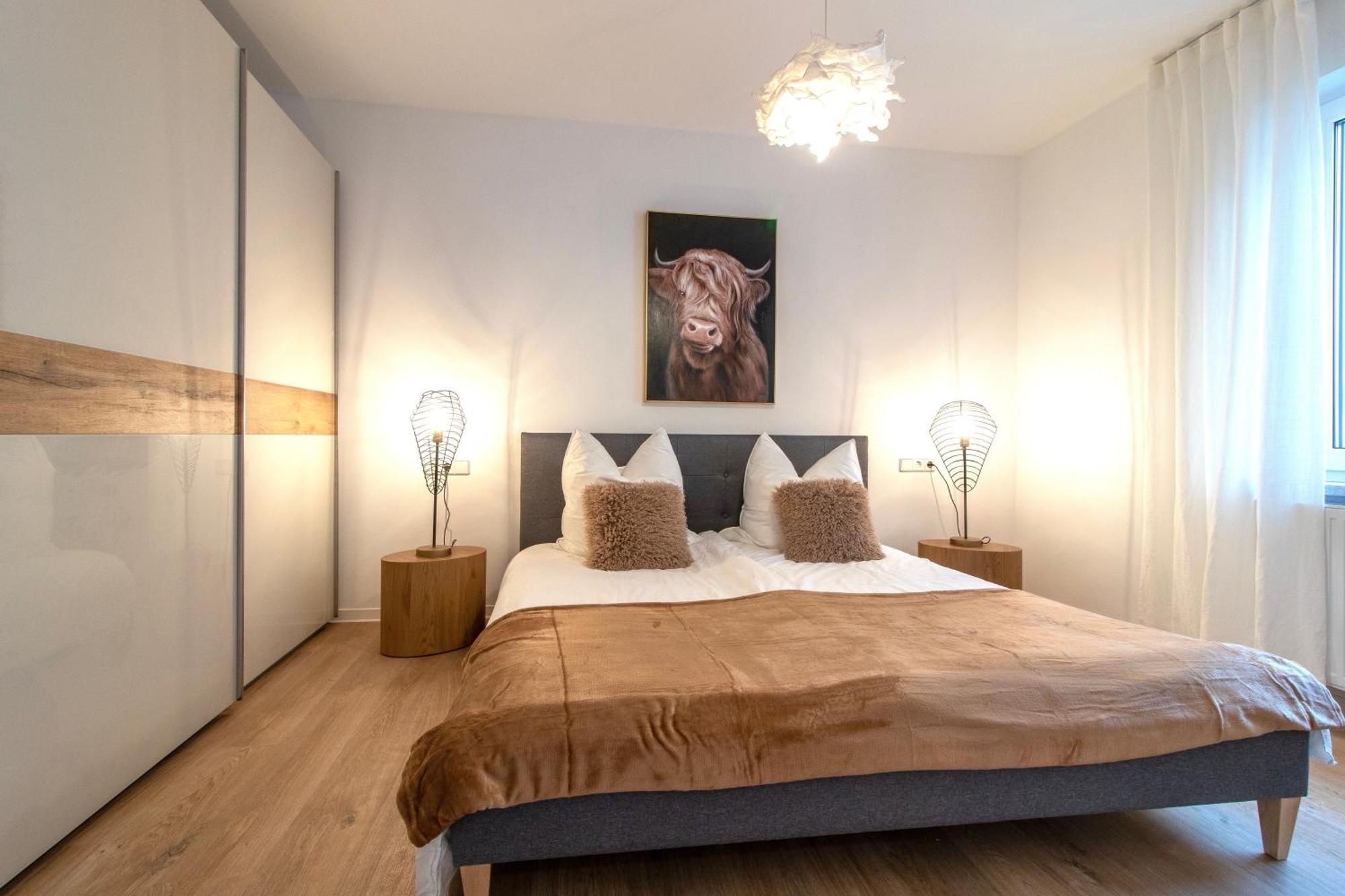 Stilvolles City-Apartment I Netflix I Wlan L Stellplatz I Zentral Schwarzenberg  Exterior foto